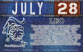 Astrologically, each day supplies a collection of influences that contribute to creating a personality which is uniquely yours and yours alone. July 28 Leo Birthday Calendar Birthday Horoscope Birthday Personality May 4th Zodiac