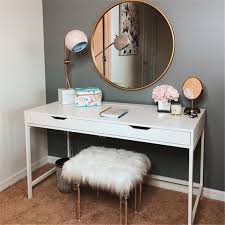 Dressing Table Makeup Home Decoration Small Room Mirror Stool Bedroom Cloakroom Bathroom Diy Home Design Dres Bedroom Decor Room Inspiration Interior