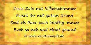 Eine vielzahl an edlen und geschmackvollen geschenkideen zur silbernen hochzeit. Silberhochzeit Spruche Gluckwunsche Originell Verseschmiede