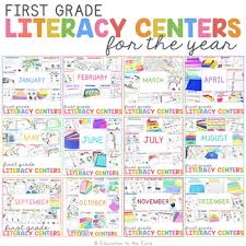 first grade literacy centers