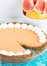 Grapefruit Pie Cookie Dough And Oven Mitt Recipe Citrus Desserts Grapefruit Recipes Baked Grapefruit Pie