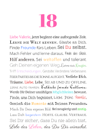 Geschenk Zum 18 Geburtstag Mädchen Sprüche Geschenke Zum 18 18