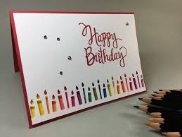 Ein Buntes Happy Birthday Stampin Up Karten Geburtstag Karten Basteln Geburtstagskarte