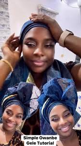 Learn How to Tie Simple Owanbe Gele Headwrap for Party Without Using Pins  😍💃💝 Part 2
