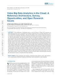 How big the array is? Pdf Video Big Data Analytics In The Cloud A Reference Architecture Survey Opportunities And Open Research Issues