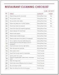 Check items off this list at the beginning of every new season. Kitchen Cleaning Checklist Templates 10 Free Docs Xlsx Pdf Cleaning Checklist Template Kitchen Cleaning Checklist Cleaning Checklist
