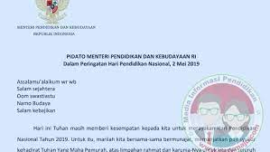 Visit www.astroawani.com for more news. Naskah Pidato Hardiknas 2019 Dari Mendikbud Ri Guru Maju