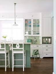 Decorating With Green Centsational Style Cottage Style Kitchen Green Kitchen Designs Painted Kitchen Island