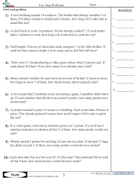 Click on the images to view, download, or print them. Multistep Worksheets Free Distance Learning Worksheets And More Commoncoresheets