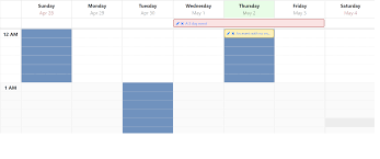 The calendar week for each week of the year. How To Use Ng Template In Angular Calendar Week View To Show Certain Day Hours In Different Color Stack Overflow
