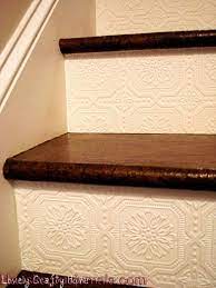 Textured Wallpaper Stairs Wallpaper Stairs Wallpaper Project Home Diy