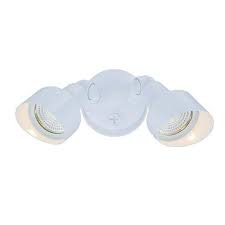 Acclaim Lighting Gloss White Two Light Led Outdoor Floodlight Fixture Lfl2wh Bellacor
