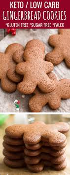 Low Carb Gingerbread Men Cookies Life Made Keto Recipe Low Carb Gingerbread Low Carb Recipes Dessert Low Carb Gingerbread Cookies