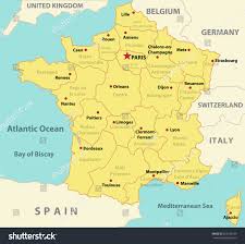 France from mapcarta, the open map. France Administrative Map With Main City Name Royalty Free Stock Vector 293106599 Avopix Com