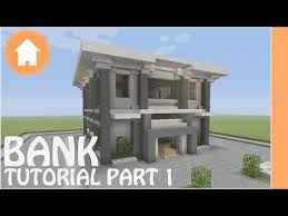 Minecraft Tutorial Bank Tutorial Minecraft 1 Youtube Minecraft City Minecraft Architecture Minecraft Modern City