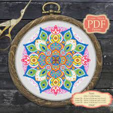 Check spelling or type a new query. Mandala Modern Cross Stitch Pdf Pattern 040 Ebay