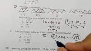 Karena pada prinsipnya rumus cepat menghitung barisan aritmatika ini adalah hasil dari penalaran dan pengembangan oleh contoh soal: Cara Cepat Mencari Jumlah Bilangan Kelipatan 3 Dan 4 Antara 300 Dan 600 Youtube