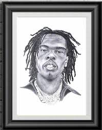 A4 Print of My Original Lil Baby Pencil Drawing. Art by Mel Wall Art. Gift  for Her. Gift for Him. Fan Art. Rappers. Rap. Hip Hop. Prints.