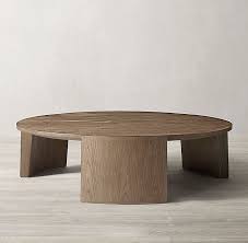 Wyeth Split Bamboo Round Coffee Table Coffee Table Round Coffee Table Centre Table Design