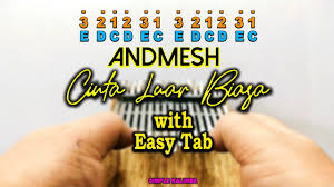 Cinta luar biasa, nyaman, kumau dia. Cinta Luar Biasa Extraordinary Love Kalimba Tabs Easy Kalimba Chords Number And Letter Notation