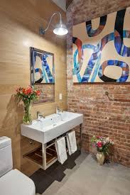 great contemporary powder room with wall mounted sink by user962438 bathroom design small contemporary bathroom designs small space bathroom design
