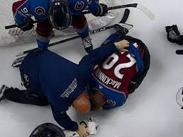 Watch as nathan mackinnon goes skate to stick and beats connor hellebuyck for his 17th goal of the season. Nathan Mackinnon Is Fine After Taking A Stick To The Eye Against The Ducks Mile High Hockey