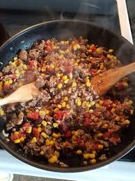 Black Beans And Rice With Sausage Quinoa And Brown Rice Goulash Jimmy Dean Hot Sausage Quinoa Brown Rice Packet Can Corn Black Beans Petite Tomatoes Crockpot Recipes Hot Sausage Canned Corn