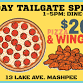 Sunday Funday Tailgate $20 Wing & Pizza Special  — event image