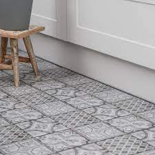 If you're looking for art deco tiles, black and white victorian tiles, colourful moroccan mosaic tiles, or a much simpler stone or wooden floor effect, vinyl is the more versatile and affordable option. Moroccan Style 5043 Adhesive Floor Wall Tiles 11 Tiles