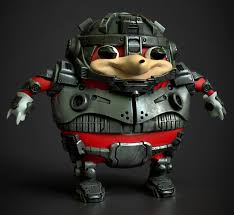 Armoured Knuckles 3d 2000x2000 Psychedelic Illustration Art Funny Pictures
