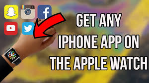 Get Instagram On Apple Watch Get Snapchat On Apple Watch Get Any Iphone App On Apple Watch Youtube