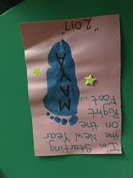 New Years Craft Footprints Crafts For 2 Year Olds New Year S Crafts Holiday Crafts For Kids
