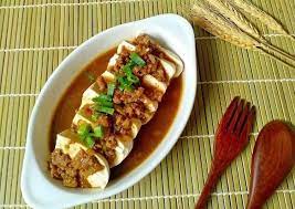 Resep Tahu Kukus Daging Cincang Oleh Susan Mellyani Recipe Resep Tahu Resep Daging Daging Cincang