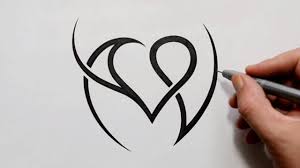 It doesn't matter whether that person is living on the other part of the world or is no longer in this world at all. Combining Initials A And V With A Heart Tattoo Design Youtube