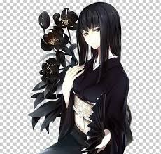 He has dark grey eyes, with dark grey hair. Anime Girls With Black Hair And Black Eyes Anime Wallpapers