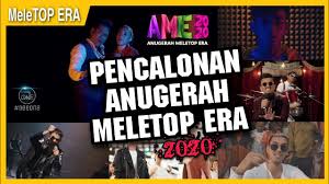 Anugerah meletop era 2015 throwback ame2015 neelofa amp johan dalam 39 azura 39. Top 20 Pencalonan Anugerah Meletop Era 2020 Meletop 2020 Ame 2020 Youtube