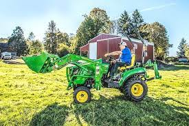 The tractor must work hard. Best Compact Tractors For Small Farms Property Owners Pape Machinery
