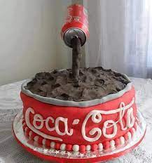 Using a spoon, make 3 wells in the dry ingredients. Rezept Fur Coca Cola Kuchen Essen Backen