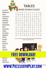 Word search puzzles can be. Tables Word Search Puzzle Word Search Puzzle Free Word Search Puzzles Printable Puzzles