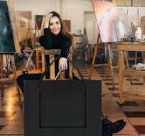 Amazon.com: BUSOHA Large Art Portfolio Tote Bag with Nylon Shoulder,24"X  36" Light Weight Waterproof Poster Board Storage,Portfolio Folder for  Artwork ...
