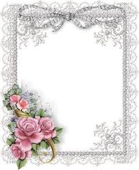 Pin De Dedy Em Borders Imagens Vintage Moldura De Flores Casamento Desenho