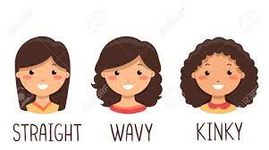 Wavy hair stock photos and images. Illustration Of Kid Girls With Straight Wavy And Kinky Hair Stock Photo Picture And Royalty Free Image Image 86270979