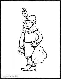 Mewarnai Gambar Polos Kleurplaat Piet Hoofd