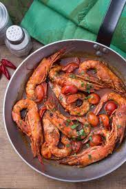 Gamberoni Al Guazzetto Ricetta Ricette Cucinare Il Pesce Piatti Italiani