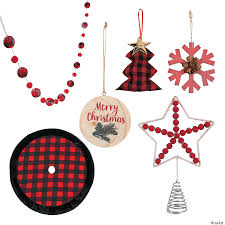 Tired of keeping up with the holiday hustle? Buffalo Plaid Christmas Tree Decorating Kit