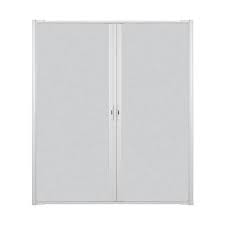 Andersen 72 In X 80 In Luminaire White Retractable Screen Door 91373 The Home Depot In 2020 Retractable Screen Screen Door Retractable Screen Door