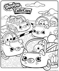 Each shopkins has a unique name, character and habits. Shopkins Cutie Cars Sheet Coloring Pages Printable