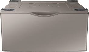 Find the best washer and dryer laundry pedestals at the lowest price from top brands like lg, samsung, whirlpool & more. Samsung Washer Dryer Laundry Pedestal With Storage Drawer Champagne We402nc Best Buy