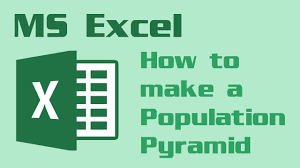 how to make a population pyramid chart in excel