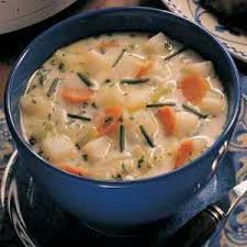No Fuss Potato Soup Recipe Recipes Vegetarian Crockpot Soup Recipes